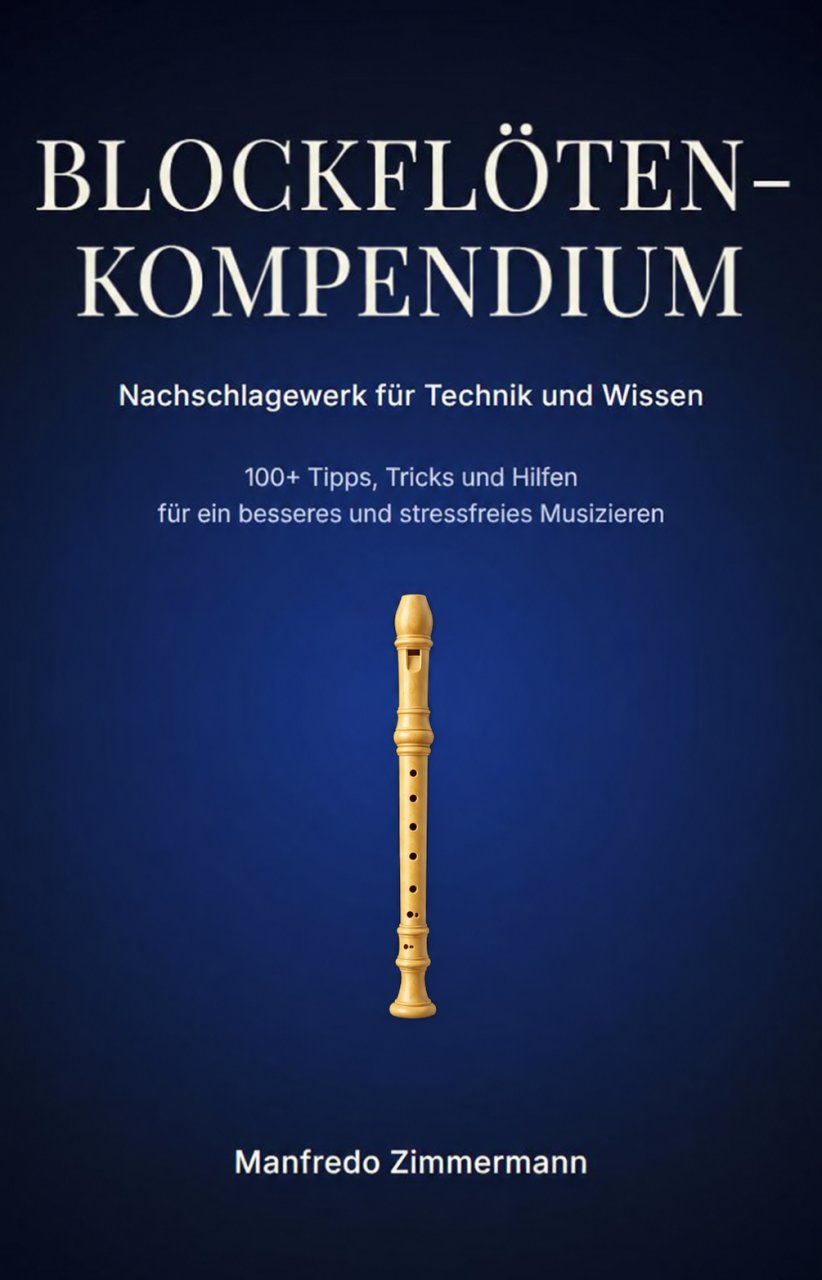 Cover des Blockflöten-Kompendiums von Manfredo Zimmermann